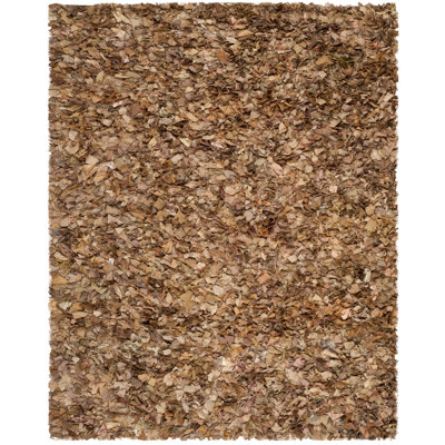 Natural Shag Rug Rug Size: 8' x 10' image