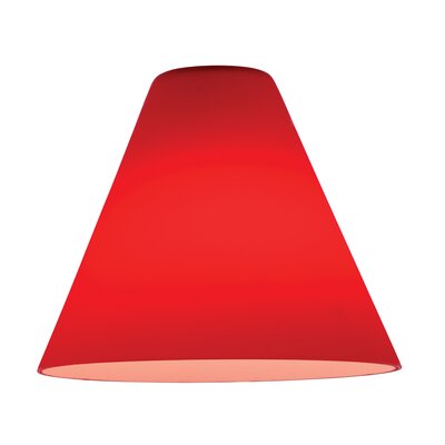 Inari Silk Glass Shade Glass Color: Red