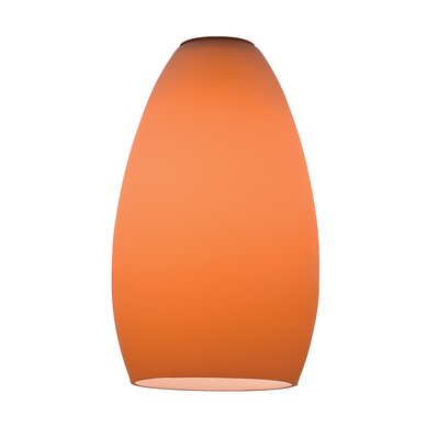 Inari Silk Glass Shade Glass Color: Orange