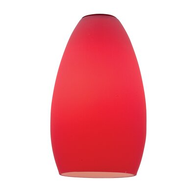 Inari Silk Glass Shade Glass Color: Red