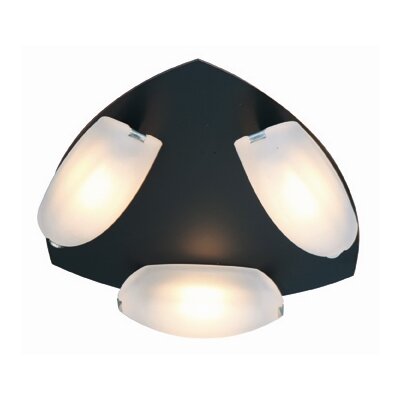 Nido 3 Light Wall Fixture / Semi Flush Mount Finish: Oil Rubbed Bronze