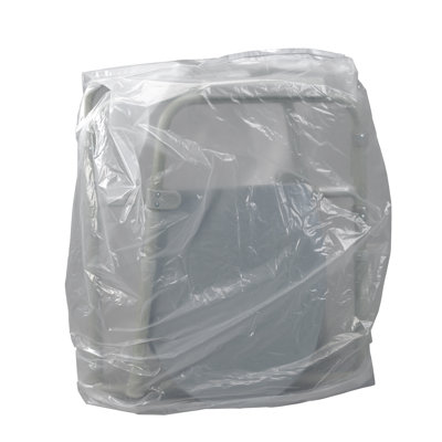 Clear Plastic Transport Storage Covers Size: 90 H x 35.5 W x 7 D image