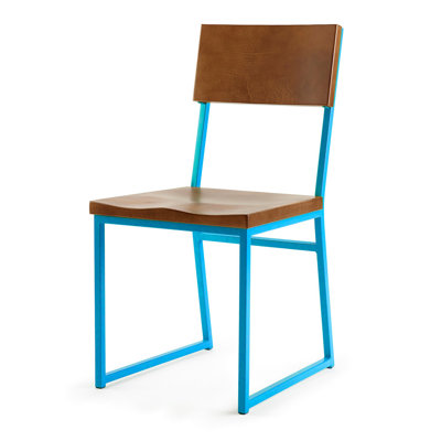 Ryan Side Chair Finish: Blue