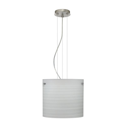 Tamburo Pendant Size / Glass Shade: 10.625