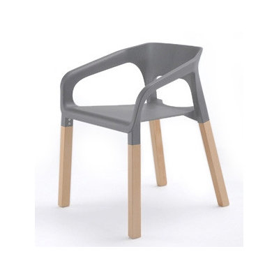 Symphony Arm Chair Finish: Gray