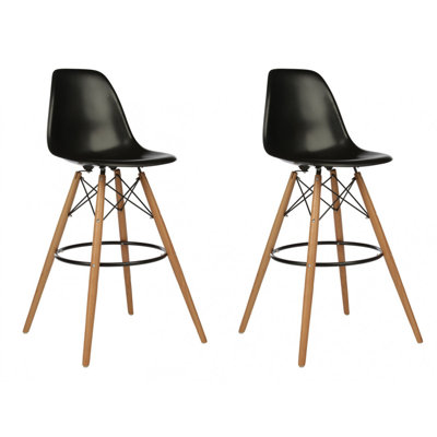 Eiffel 26 inch Bar Stool Finish: Black