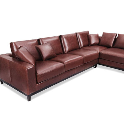 1011LTHBRNR Capsule Sectionals