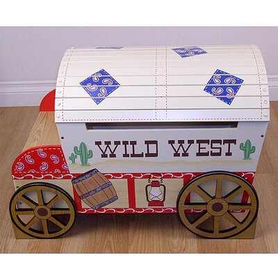 Cowboy Kids Carriage Storage Toy Box