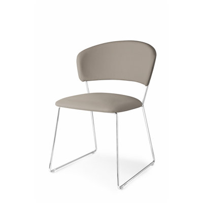 Atlantis Side Chair Upholstery: Ekos Moka