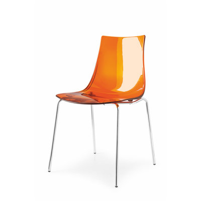 Led Side Chair Finish: Orange