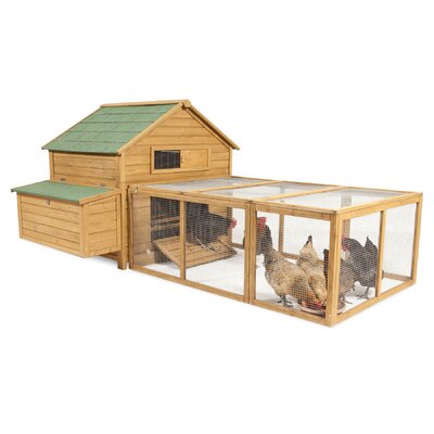 Petmate Doskocil Co Inc 43104 59.5 in. X 40 in. X 46 in. High Capacity Chicken Fort Coop