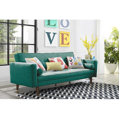 Novogratz 2019927N Vintage Mix Convertible Sofa Upholstery