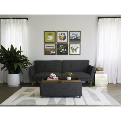 Novogratz 2180429N Regal Convertible Sofa
