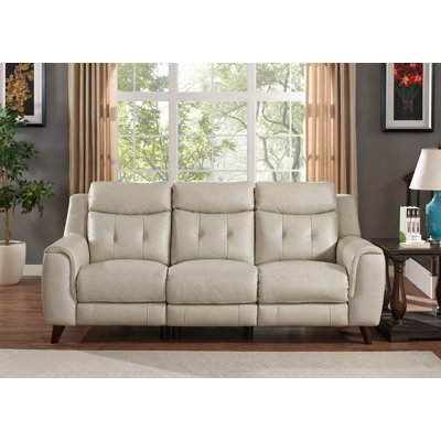 HYDELINEBYAMAX Paramount-S Paramount Leather Reclining Sofa