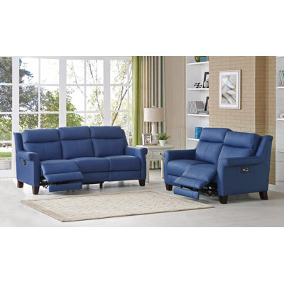 HYDELINEBYAMAX Dolce-SL Dolce Leather Sofa and Loveseat Set
