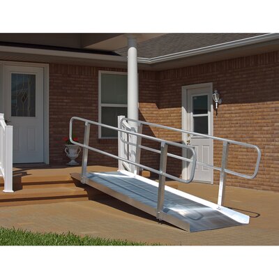 Solid Ramp Size: 84 L x 36 W x 5 D, Feature: Without Handrails image