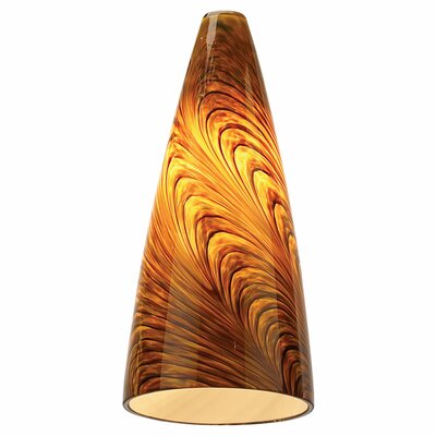 Ambiance Transitions Caramel Swirl Glass Shade