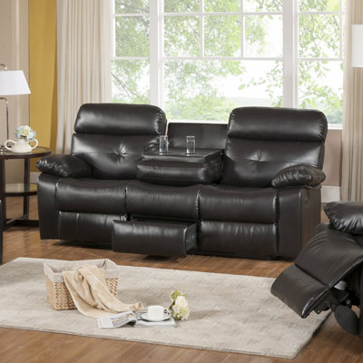 ROQU-RSFY0738 PMO1180 Primo International Roquette Leather Reclining Sofa