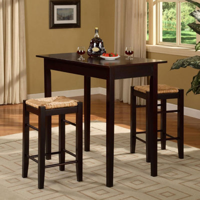Russell 3 Piece Counter Height Dining Set