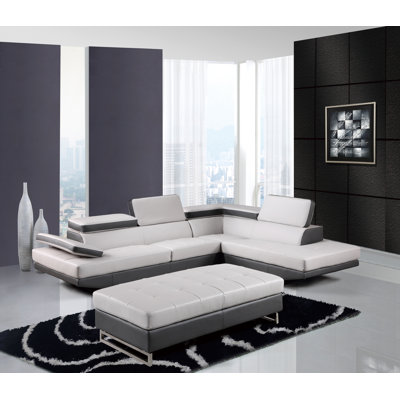 Global Furniture USA U8137N-2PC SEC (M) Natalie Sectional