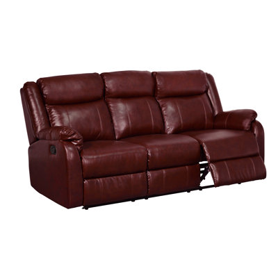 U9303-BUR-R/S(M) Global Furniture USA Burgundy Sofas