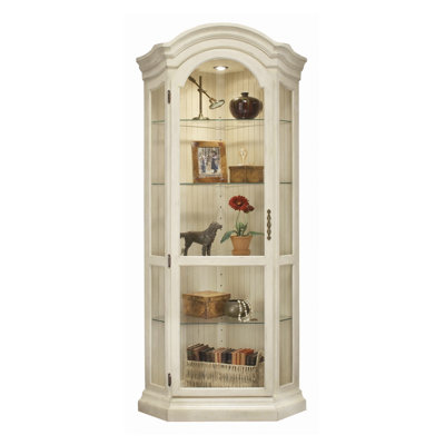 ColorTime Panorama Corner Curio Cabinet