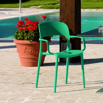 Gipsy Arm Chair Finish: Turquoise