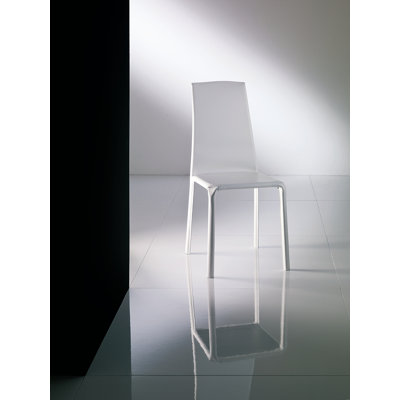 Alice High Chair Upholstery: White / White Stitching