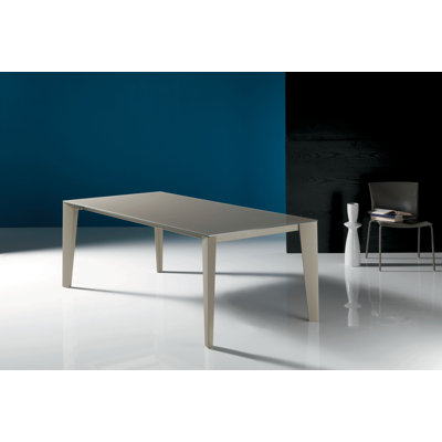 Cruz Extendable Dining Table Base Finish White Top Finish Extrawhite Extension Finish White