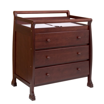 Kalani 3 Drawer Changer Dresser Finish: Chestnut image