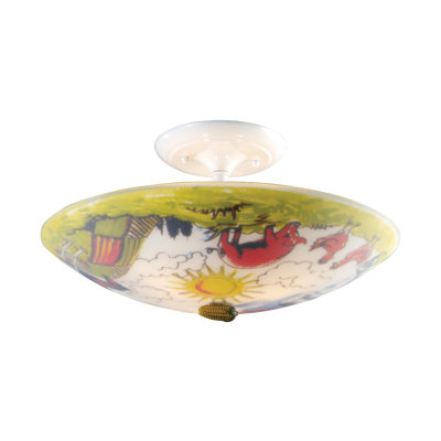 Kidshine 3 Light On The Farm Flush Mount