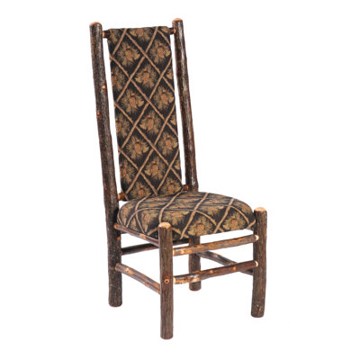 Hickory Side Chair Upholstery: Black
