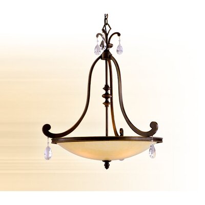 Roma 4 Light Inverted Pendant Finish: Classic Bronze