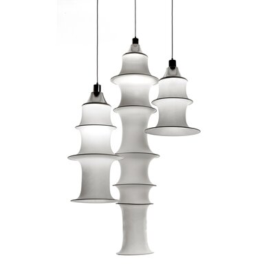 Falkland Pendant Finish: Aluminum Tube, Size: Large