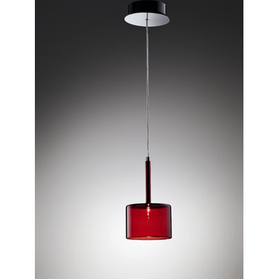 Spillray 1 Light Pendant Width / Glass finish: 3.125