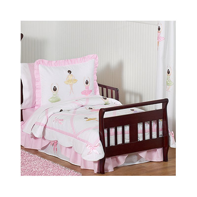 Sweet Jojo Designs Ballerina 5 Piece Toddler Bedding Set Ballerina-Tod