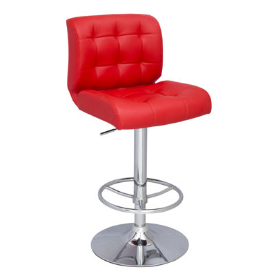Adjustable Height Swivel Bar Stool