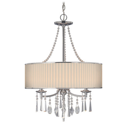 Echelon 3 Light Chandelier Shade: Bridal Veil