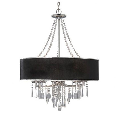 Echelon 5 Light Chandelier Shade: Tuxedo
