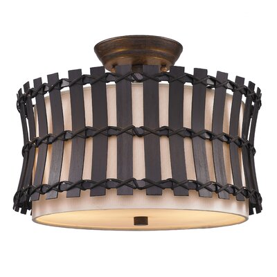 Havana 2 Light Semi-Flush Mount