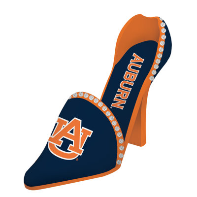 NCAA Shoe 1 Bottle Tabletop Wine Rack NCAA Team: Auburn