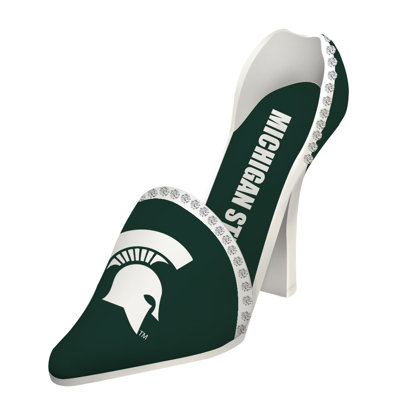 NCAA Shoe 1 Bottle Tabletop Wine Rack NCAA Team: Michigan State