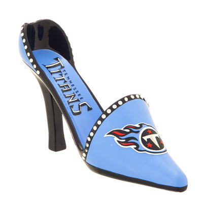 NFL Decorative Team Shoe 1 Bottle Tabletop Wine Rack NFL Team: Tennessee Titans