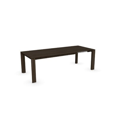 Omnia Extendable Dining Table Frame Finish Smoke