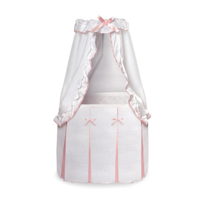 Badger Basket Majesty Baby Bassinet with Canopy 30061