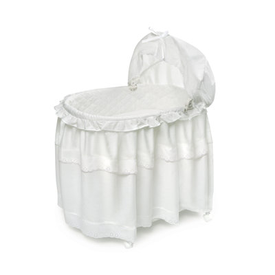 Badger Basket Batiste Bassinet with Floor Long Skirt 620
