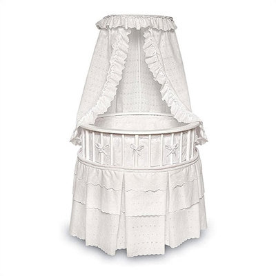 Badger Basket Elegance Bassinet with Bedding 827