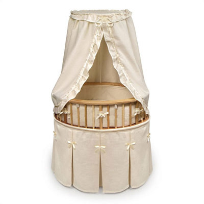 Badger Basket Elite Bassinet with Waffled Bedding 855
