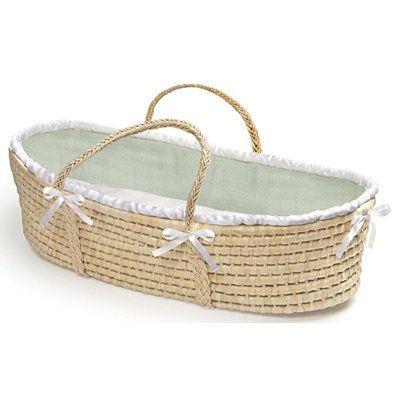 Badger Basket Moses Basket with Waffle Bedding 883