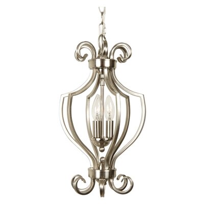 Builders 3 Light Foyer Pendant Finish: Peruvian